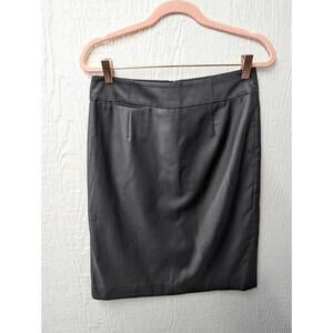 J Crew 100% Wool Black Pencil Skirt Women's Size 2 Classic Career Capsule